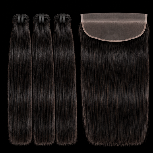 Straight 3 Bundle + Frontal Deal